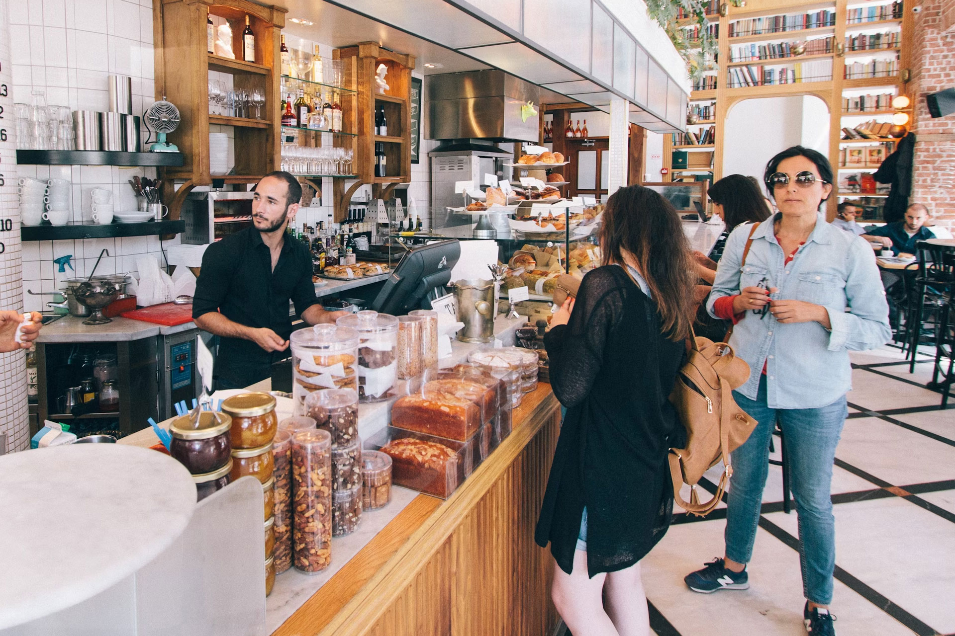 Women at a Coffee Shop